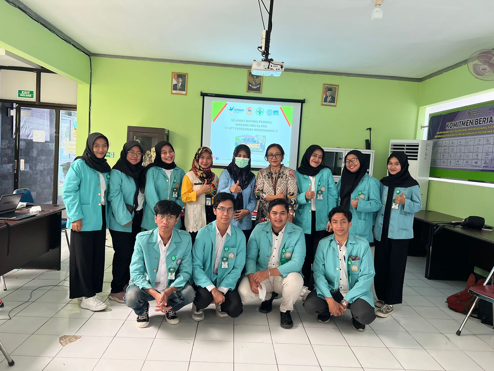 SERAH TERIMA MAHASISWA MAGANG UKK K3 UNS