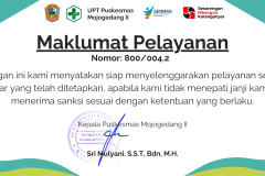 Maklumat Pelayanan