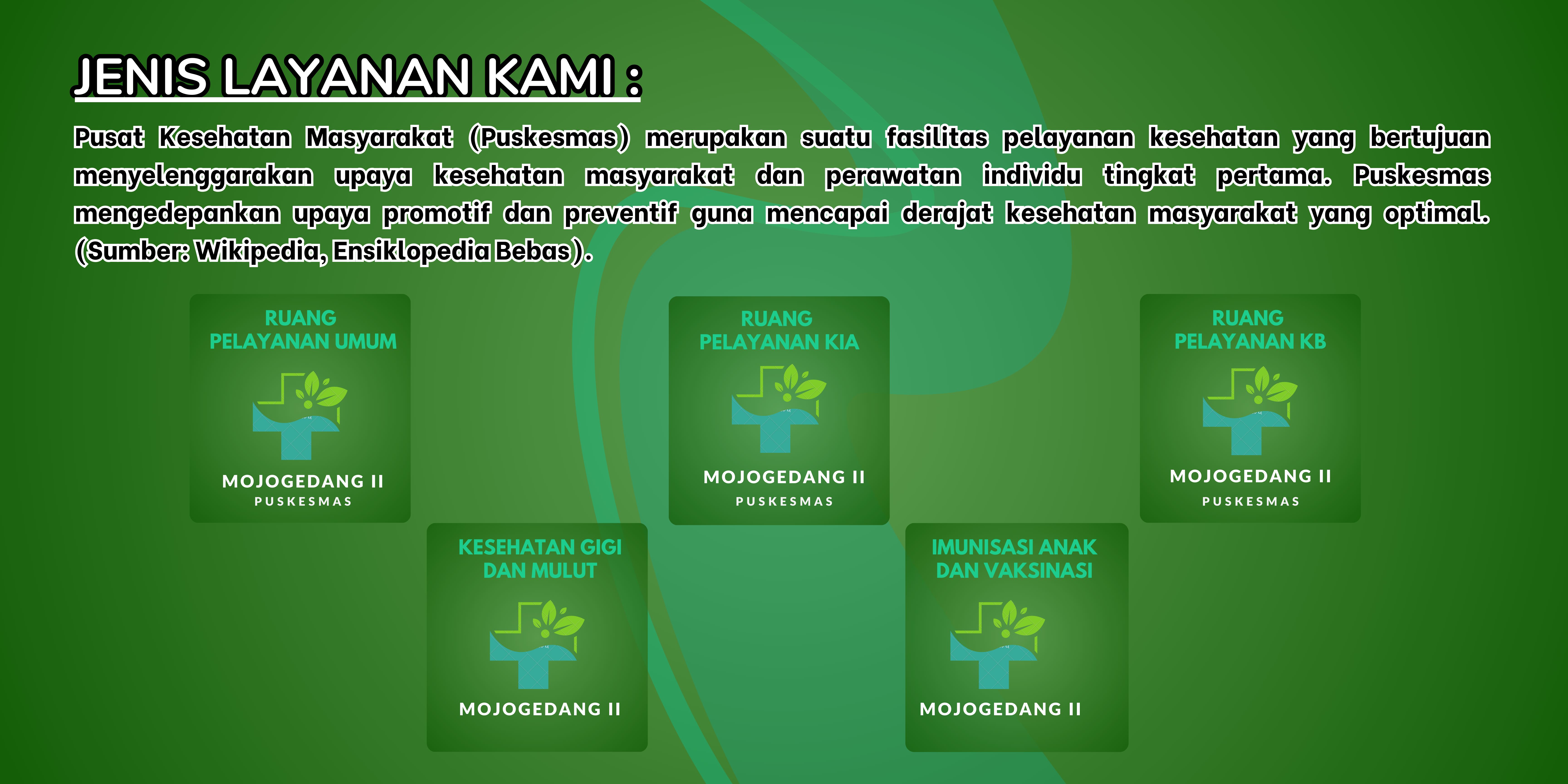 Jenis dan Tarif Pelayanan
